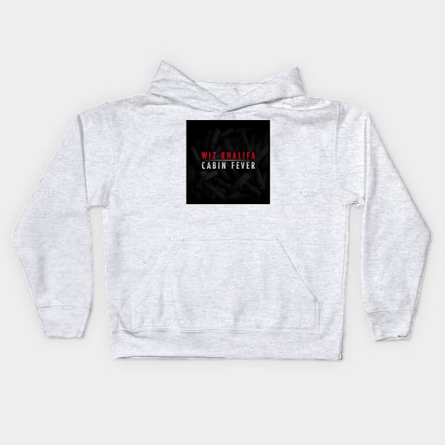 Scarlxrd Cabin Fever Album Cover Kids Hoodie by Ahana Hilenz